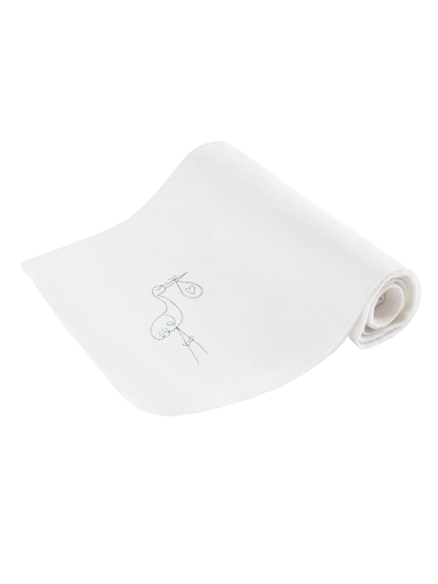 white swaddle blanket