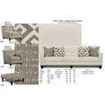 thumbnail image 3 of Southern Home Furnishings Sugarshack Glacier Polypropylene Loveseat in Off White, 3 of 5