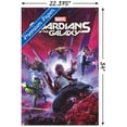 thumbnail image 3 of Marvel's Guardians of the Galaxy Video Game - Key Art Wall Poster with Pushpins, 22.375" x 34", 3 of 3