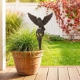 thumbnail image 4 of DefiDgd Halloween Theme Metal Yard Stake,Witch Hat Hollow-out Plug-in Iron Garden Stake for Halloween Garden Porch Patio Lawn Pathway Outdoor Courtyard Holiday Home Decoration(N), 4 of 8