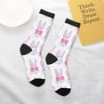 thumbnail image 4 of Uemuo Heart Rabbit Printed Kids Boys Socks Seamless Crew Socks Crazy Funny Athletic Sport Socks for Children, 4 of 6