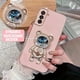 thumbnail image 2 of Applicable To Samsung Galaxy S21 S22 Plus S21 FE S21 S22 Ultra Stand Mobile Phone Case New Quicksand Astronaut Stand Mobile Phone Case, 2 of 5