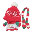 thumbnail image 3 of Suéter navideño de 3 piezas para muñecas de moda con sombrero, bufanda, accesorios para muñecas de 8 pulgadas, regalos de cumpleaños, 3 of 9