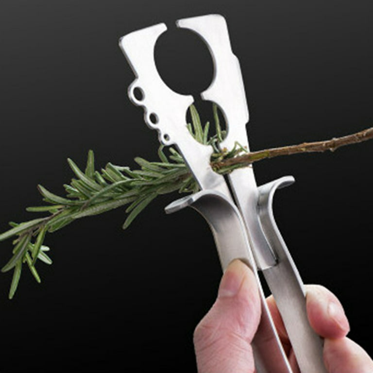  Wooden Herb Stripper Knife Leaves Cutter， Rustic Safe