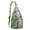 Green-5, variant on Boho Dog Print Sling Backpack - Geometric Dog Pattern Crossbody Bag (Aesthetic Design, Perfect Dog Lover Gift)