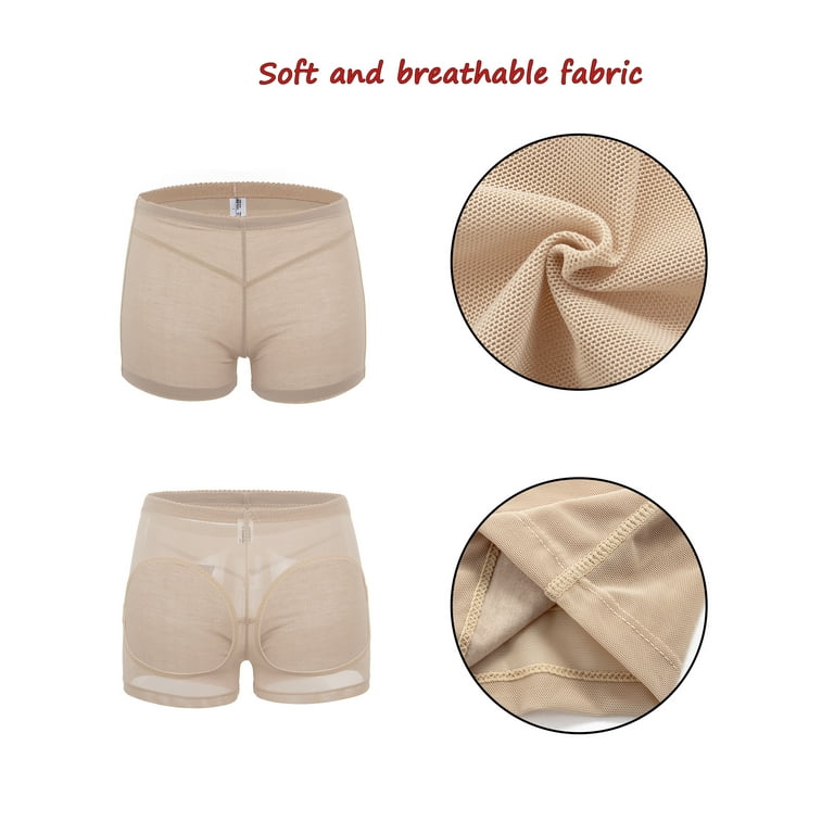 FANNYC Butt Lifting Panties For Women Tummy Control Body shaper Panties  Slimmer Seamless Panty Shapewear Underwear, Up Size To 7XL Black /Beige 