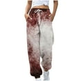 thumbnail image 2 of WXLWZYWL Womens Halloween Sweatpants Graphic Print Pants Drawstring Waist Joggers Casual Lounge Pants Athletic Workout Pants, 2 of 5