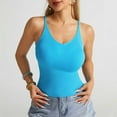 thumbnail image 7 of tarylea Camisole Tops for Women Spaghetti Strap Sleeveless Shirts Deep V Neck Ribbed Going out Tops Slim Fitted Basic Tees, 7 of 7