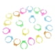 thumbnail image 4 of 20 Piezas Anillo De Dedo De Plástico Sunnimix Joyería de los niños Color Aleatorio, 4 of 6