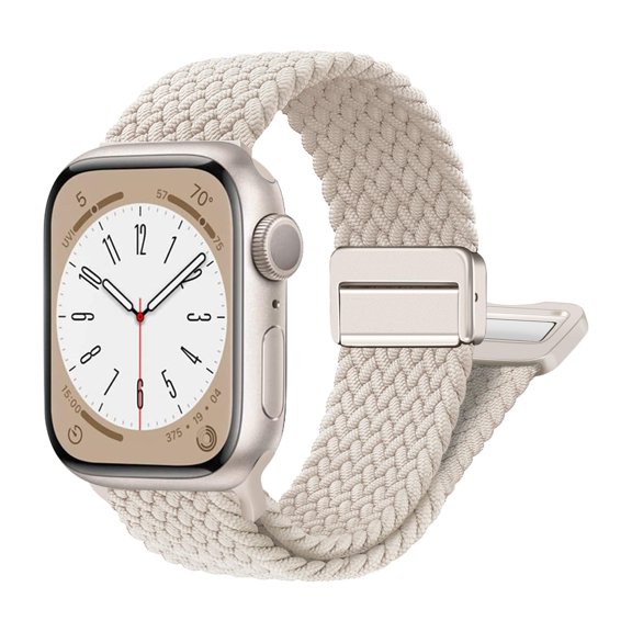 LEIXIUER Braided Loop Bracele Compatible with Apple Watch Bands 49mm 45mm 44mm 42mm 41mm 40mm 38mm Nylon Sport Loop Braided solo loop Strap Magnetic Closure for iWatch series 9 8 7 SE 6 5 4 3 Ultra