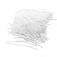 1000 Pcs en Plastique Blanc Câble Zip Attacher Enveloppe 75mm x 2mm – image 1 sur 1