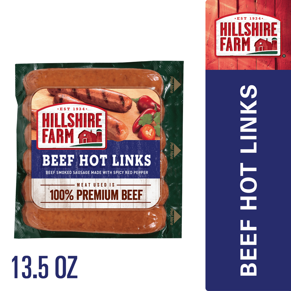 Hillshire Farm® Hot Beef Smoked Sausage Links, 6 Count