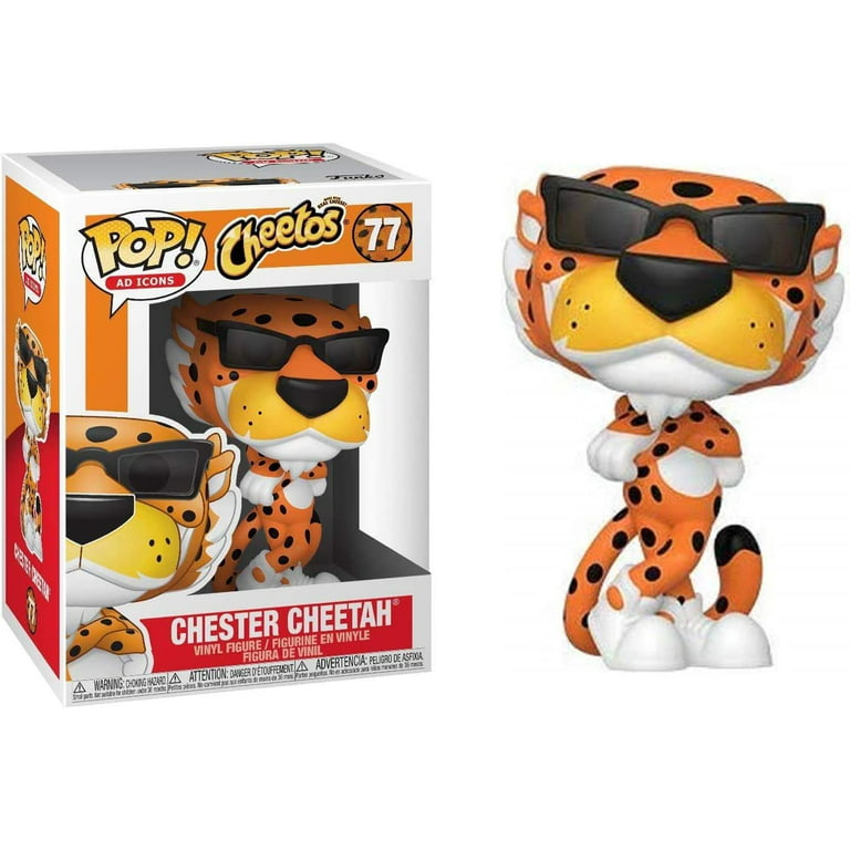 Pop Ad Icons: Cheetos Chester Cheetah Pop Vinyl Figure (Includes Compatible  Pop Box Protector Case)