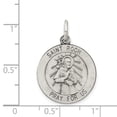 thumbnail image 2 of Beautiful Sterling Silver Antiqued Saint Roch Medal, 2 of 2