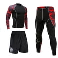thumbnail image 3 of Traje deportivo de hombre, mallas de manga larga, ropa deportiva de secado rápido para hombre, ropa deportiva de secado rápido, ropa de entrenamiento de baloncesto PRO, 3 of 5