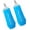 2pcs, 500ml Blue, variant on WILDREEDS 500ml Soft Flask, TPU Collapsible Soft for Hydration Pack, Running Vest, Folding for Hiking Cycling Climbing-2Pcs