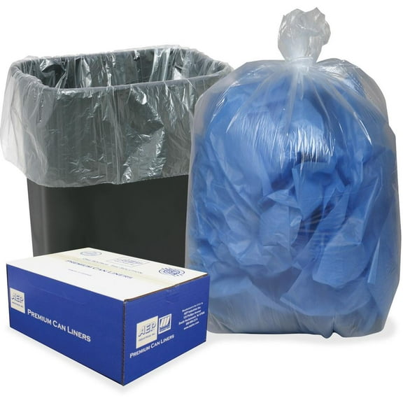 Classic Linear Clear Low-Density Can Liner, 16 gal, 500 ct