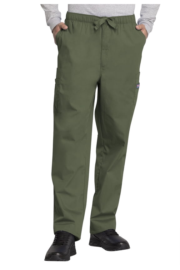 Medical Cargo Pants for Men Workwear Originals, Zipper Fly Scrubs for Men 4000