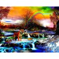 thumbnail image 1 of Pintura de diamante (DE5664) Mosaico cuadrado Craft DIY Fantasy Tiger Poster Set 20X30cm Hugtrwg Para estrenar, 1 of 1