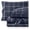 21 Modern Plaid Midnight White, variant on California King Sheet Set - 1800 Ultra-Soft Microfiber Bed Sheets - Double Brushed - Deep Pocket - Easy Fit - 4 Piece Set (California King, Grid - Grey/White)