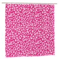 thumbnail image 2 of Shower Curtain, Leopard pink Washable Shower Curtain for Bathroom, Waterproof Bathroom Shower Curtain Set with Hooks Long Shower Curtain 72x72in Home Decor, 2 of 7