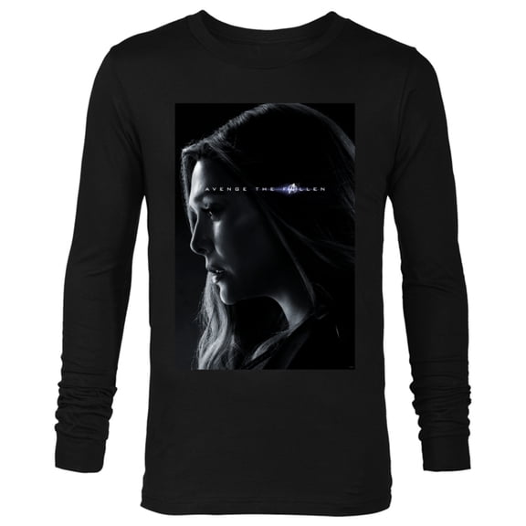 Marvel Avengers: Endgame Scarlet Witch Poster - Long Sleeve T-Shirt for Men - Customized-Black