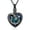 Black-Blue, variant on Little Star Cremation Urn Neckalce for Ashes Heart Cremation Jewelry for Human Pet Memorial Ashes Holder with Birthstone Memorial Necklace for Ashes