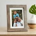 thumbnail image 2 of 5" x 7" Gray Belmont Picture Frame with 4" x 6" Mat by Studio Décor - Pre-attached Hanging Hardware, Horizontal or Vertical Display - MDF, Bulk 8 Pack, 2 of 6