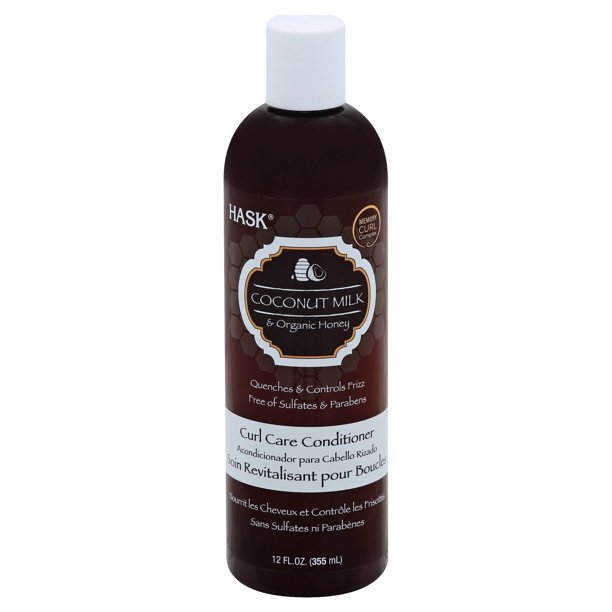 Hask Conditioner, Curl Care, Coconut Milk &amp; Organic Honey