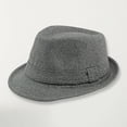 thumbnail image 1 of Chapeau de Cowboy Classique pour Usage Quotidien Durable Grand Bord Mode Fedora Style Accessoire de Robe Extérieure, 1 of 3