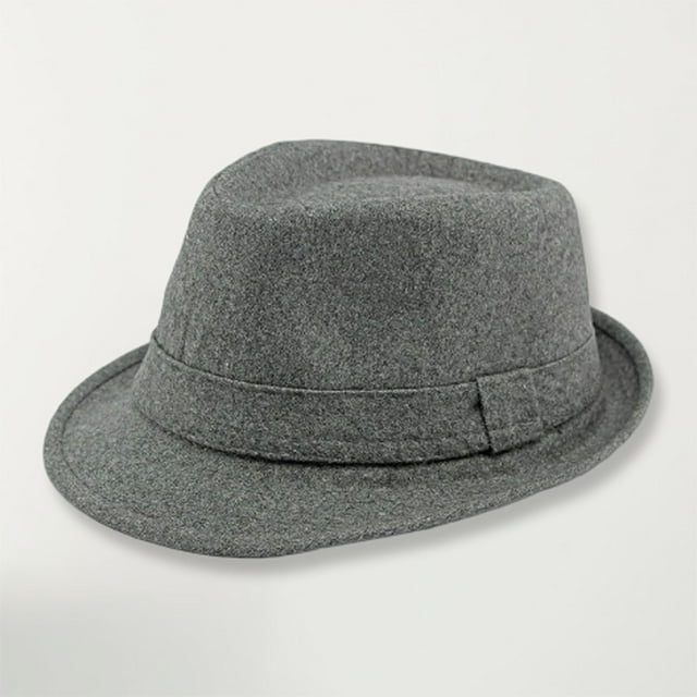 Chapeau de Cowboy Classique pour Usage Quotidien Durable Grand Bord Mode Fedora Style Accessoire de Robe Extérieure