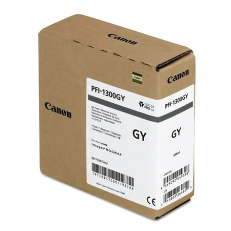 UPC: 0013803264609 | Canon 0817C001AA (PFI-1300) Ink Gray
