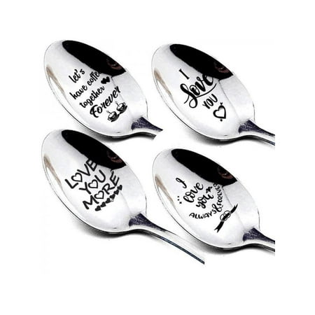 

Ice Cream Spoon Engraved for Lover Couple - Funny Ice Cream Spoon Stainless Steel - Best for Girlfriend Wife Dad Husband Boyfriend - Perfect for Birthday/Valentine/Anniversary/Christmas