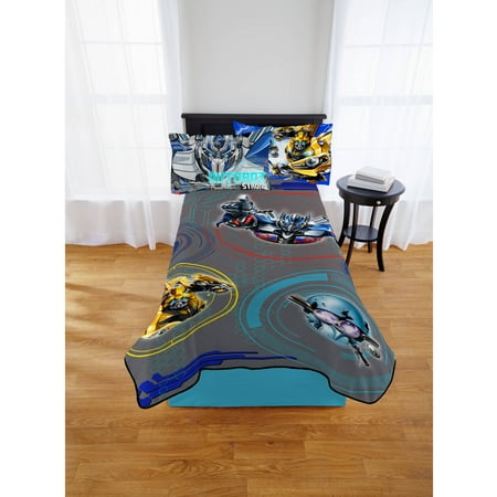 Transformers Kids Plush Blanket, Twin, 62”x90”, Autobot Roll Call
