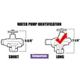 thumbnail image 4 of Bracket Aluminum Electroplated Alternator Bracket Fits for   350  Long Water Pump, 4 of 8
