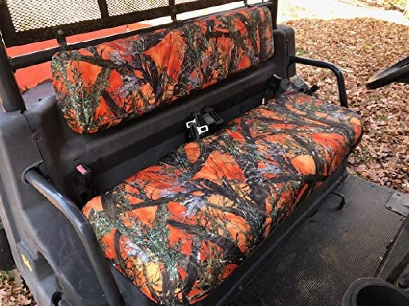 Durafit Seat Covers Kubota RTV 1100/1140 Orange Camo Seat Covers