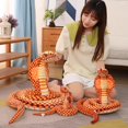 thumbnail image 6 of ZZkhGO Large Snake Cuddly Toy, 80cm Stuffed Plush Snake, Soft Huggable Sleep Aid Pillow for Kids, 6 of 7