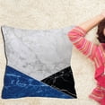 thumbnail image 2 of Square Soft Fashionable Abstract Geometric Print Marble Texture Home Decor Pillow Case Cover(3), 2 of 8