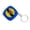 Blue, variant on Lightweight Pocket Size Tape Measure 1m Auto Retractable Function for Easy Use Double Scale ABS Construction
