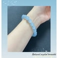 thumbnail image 7 of Healing Crystal Bead Bracelet 11mm Blue Jade Stone Elastic rope Bracelet Energy Stretch Bracelets for Men Women and Mothers Day Gift, 7 of 7