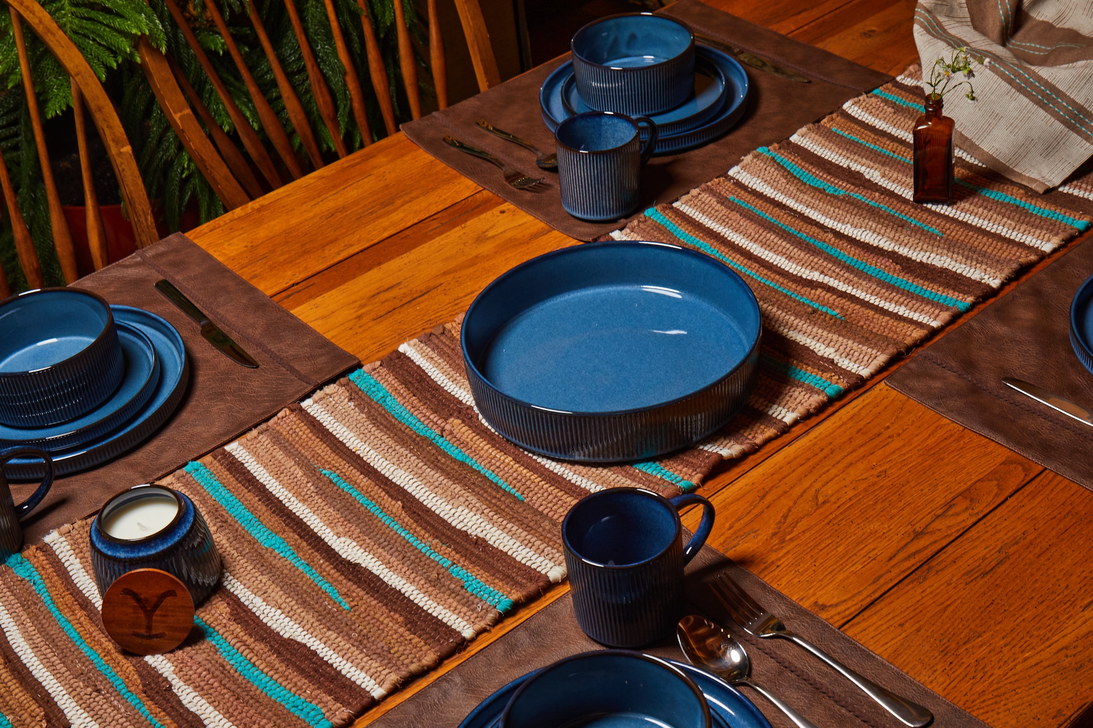 Yellowstone Table Runner 14" x 72" , Color Stripe