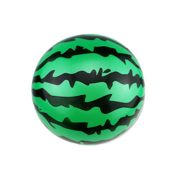 Inflatable Watermelon Beach Ball Beach Toy Ball Summer Playground Toys for Kids Outdoor Games (9 Inch)