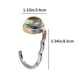 thumbnail image 3 of Luminous Glass Hooks Fluorescent Cosmic Glass Schoolbag Hooks Folded Bag Hooks Hooks For Deskside Hooks Student Gifts, 3 of 6