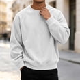 thumbnail image 5 of Chiccall Mens Corduroy Sweatshirts Crewneck Long Sleeve Pullover Casual Loose Athletic Sweatshirts, 5 of 6