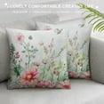 thumbnail image 3 of PHYHOO  Throw Pillow Covers Garden Flower Butterfly Decorative Pillows for Couch Sofa Garden Patio Decor, 3 of 5