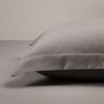 thumbnail image 4 of Superior 3-Piece Hanlon Cotton Blend Solid Duvet CoverSet, King/ Cal King, Grey, 4 of 4