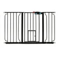 thumbnail image 2 of Carlson 51” Walk-Thru Pet Gate with Small Pet Door, All-Metal Frame, 30” H x 29.5”-51” W, Black, 2 of 10
