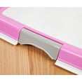thumbnail image 2 of IRIS Puppy Pee Pad Holder for Dog Potty Training, Holds Pads 19.33" L x 16.53" W x 1.18" H Pink, 2 of 4