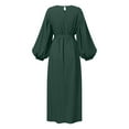 thumbnail image 3 of Robes Musulmanes pour Femmes Abaya Robe de Prière de Dubaï Polyester Spandex Confortable pour Diverses Occasions, 3 of 4