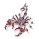 thumbnail image 5 of Modelo de ensamblaje de metal 3D de Scorpion King, color monstruo de acero, ensamblaje mecánico, rompecabezas hecho a mano, juguete de alta dificultad, 5 of 5
